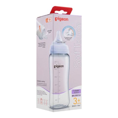 Pigeon Soft Touch WN T-Ester Feeding Bottle, Logo, 300ml, A79445