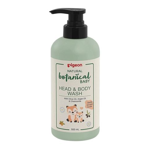 Pigeon Natural Botanical Baby Head & Body Wash, 500ml, I78410