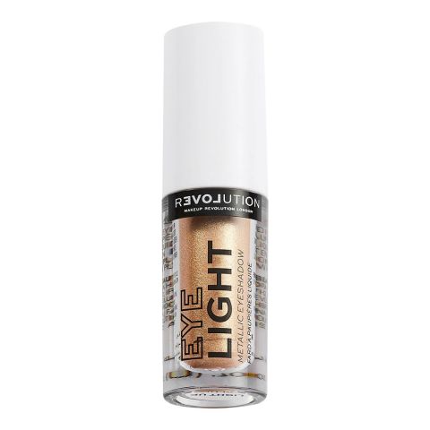 Makeup Revolution Relove Eye Light Metallic Eye Shadow, Light Up