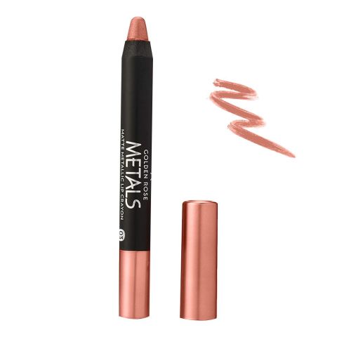 Golden Rose Metals Matte Metallic Lip Crayon, 03