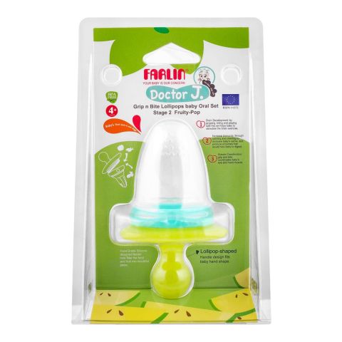 Farlin Doctor J. Grip N Bite Lollipops Baby Oral Set, BBC-003-B