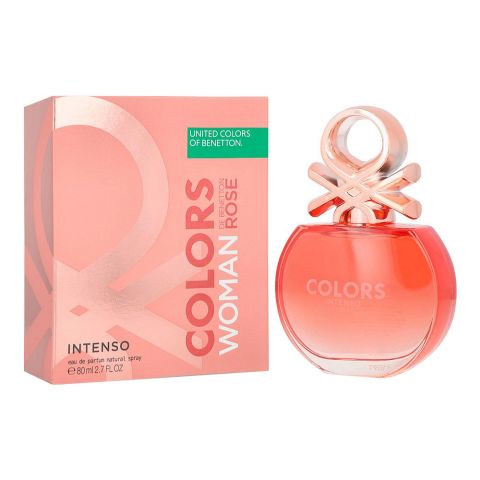 Benetton United Colors Rose Women Intenso Eau De Parfum, 80ml