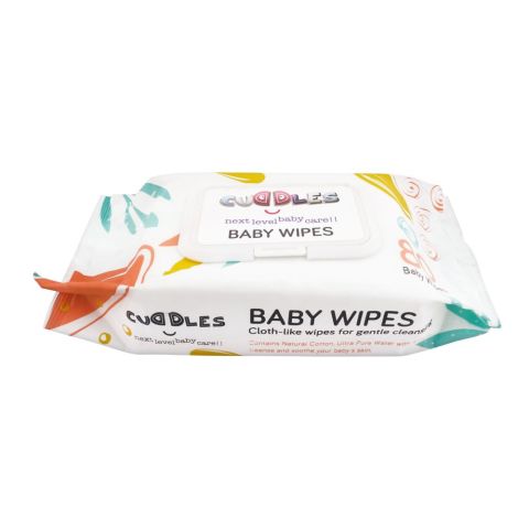 Cuddles Cloth Like Baby Wipes, 80-Pack