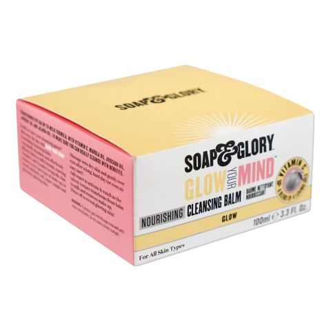 Soap & Glory Glow Your Mind Nourishing Cleansing Balm, For All Skin Types, 100ml