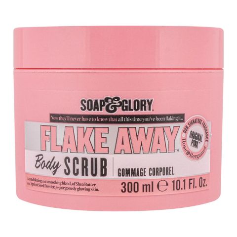 Soap & Glory Flake Away Body Scrub, For Gorgeously Glowing Skin, 300ml