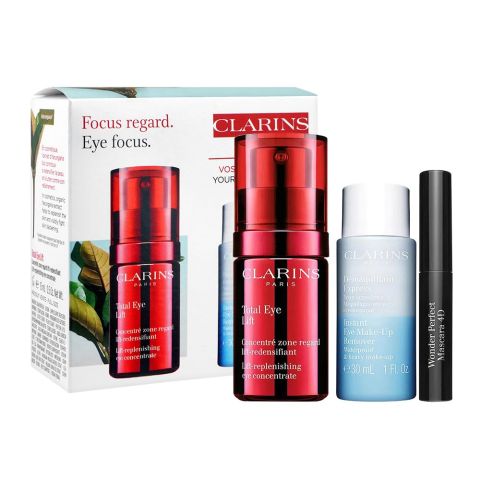 Clarins Paris Eye Focus 3-In-1, Value Pack