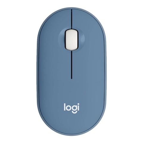 Logitech Pebble Wireless Mouse, Blue Berry, M350