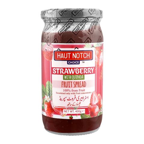 Haut Notch Strawberry With Quinoa Fruit Spread, 400g