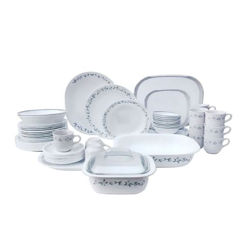 Corelle Classic Dinner Set Country Cottage, 81-Pack, 81-CC-PK