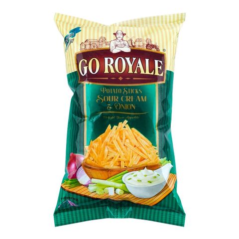 Go Royale Potato Sticks, Sour Cream & Onion, 110g