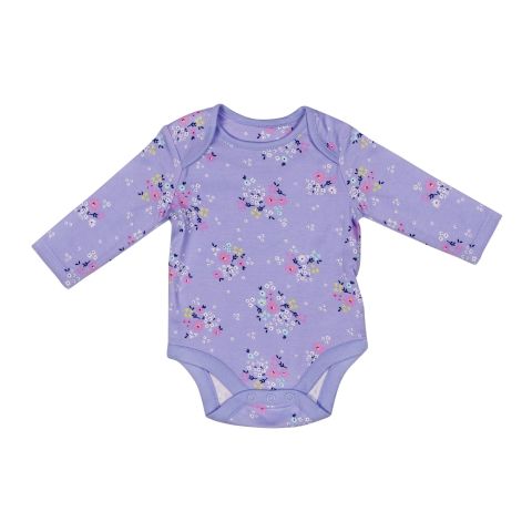 Children's Clothing Romper With Floral Print, Purple, 331818