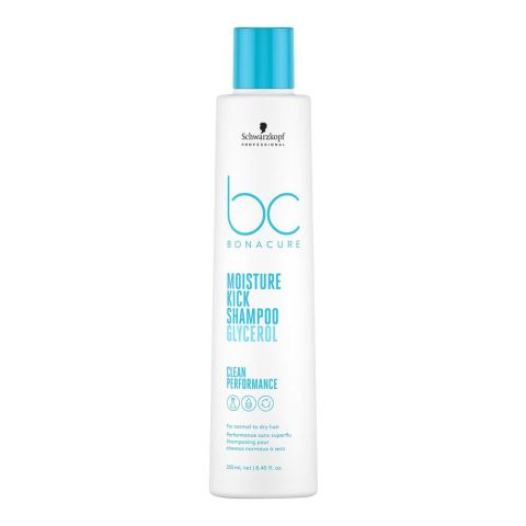 Schwarzkopf BC Bonacure Moisture Kick Glycerol Normal To Dry Hair Shampoo, For Normal To Dry Hair, 250ml