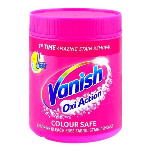 Vanish Oxi Action Color Safe Powder Fabric Stain Remover, 470g