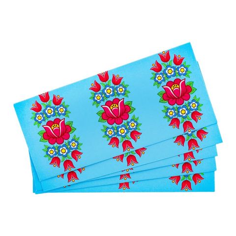 Star Shine Truck Art, Truck Art Floral Printed Envelops Set, 5-Pack, EE016