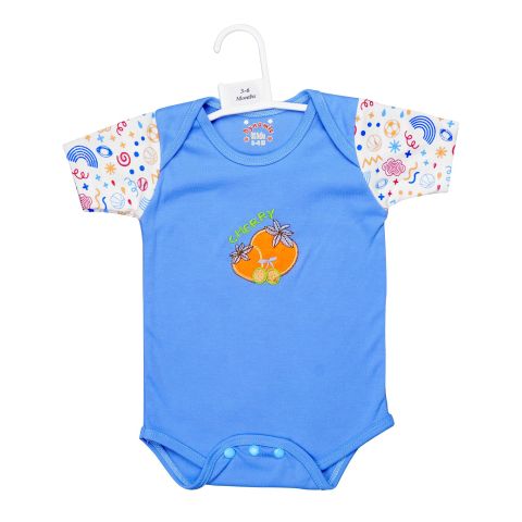 Dynamic New Born Cherry Body Suit, Blue