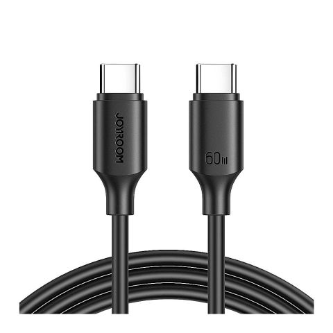 Joyroom 60W Type-C To Type-C Fast Charging Data Cable 1m, Black, S-CC060A9