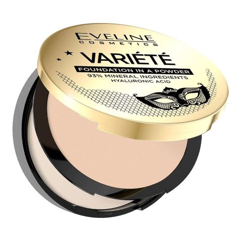 Eveline Variete Foundation In A Powder, 01 Light, 8g