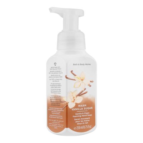 Bath & Body Works Warm Vanilla Sugar, Gentle & Clean Foaming Hand Soap, 259ml