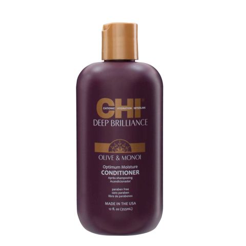 CHI Deep Brilliance Optimum Moisture Conditioner, Paraben Free, For All Hair Types, 355ml