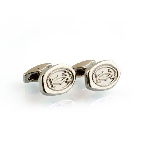 CRT Cufflinks For Men, Silver, C-05