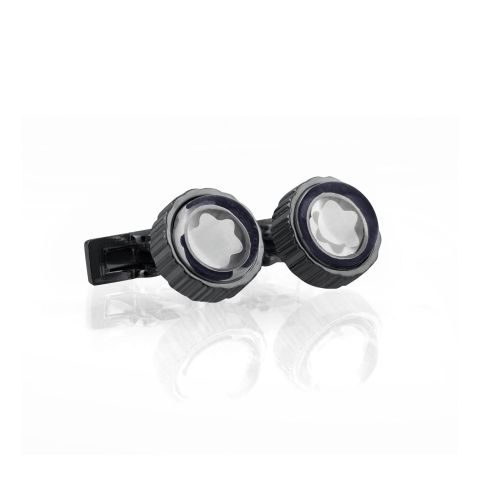 M-B Cufflinks For Men, Black, C-19