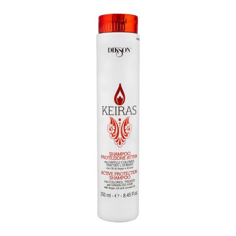 Dikson Keiras Active Protection Shampoo, For Color Treated & Damaged Hair, 250ml