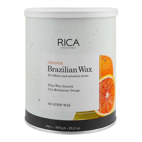 Rica Orange Brazilian Wax, For Sensitive Areas, 800ml