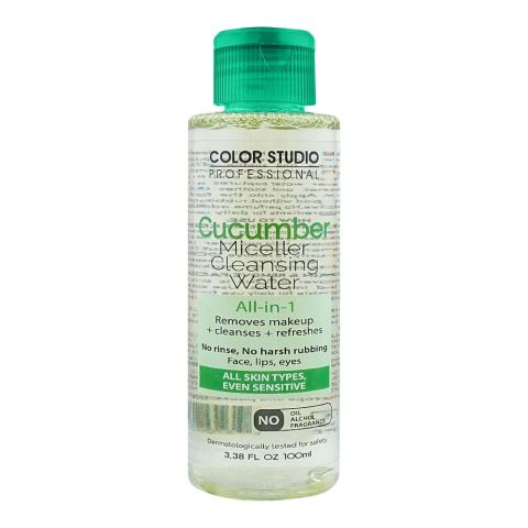 Color Studio Cucumber All-In-1 Miceller Cleansing Water, 100ml