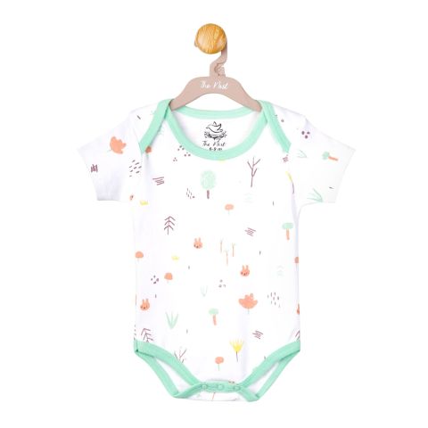 The Nest Bunny & Bear Short Sleeve Body Suit, 8342