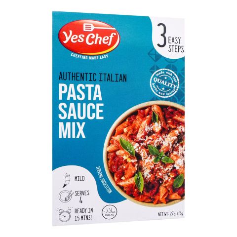 Yes Chef Italian Pasta Sauce Mix 3 Steps, 27g + 5g