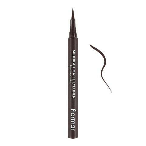 Flormar Midnight Matte Eye Liner, 02 Brown