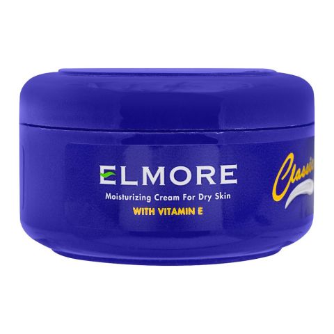 Elmore Classic Vitamin E Moisturizing Cream, For Dry Skin, 200ml