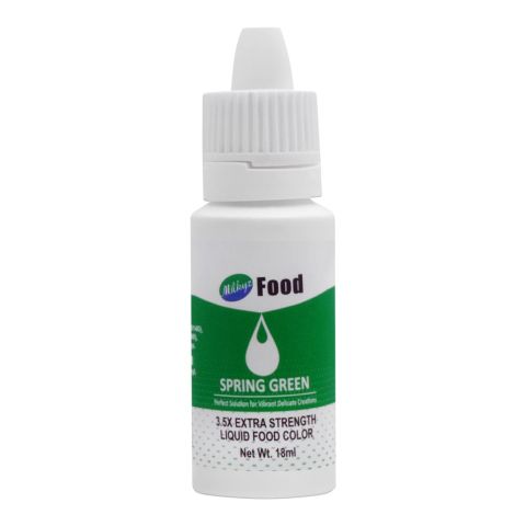 Milkyz Food Color, Spring Green, 18ml