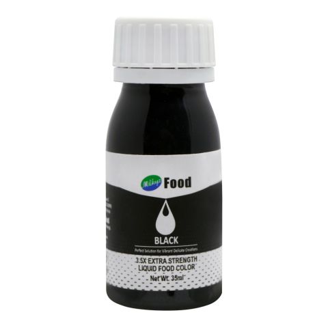 Milkyz Food Color, Black, 35ml