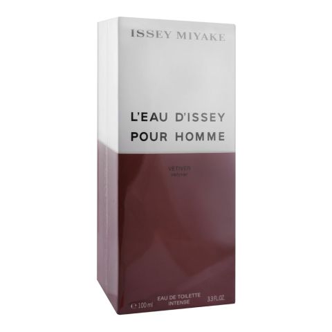 Issey Miyake L'Eau D'Issey Pour Homme Vetiver Intense Eau De Toilette, For Men, 100ml