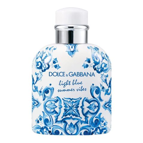 Dolce & Gabbana Light Blue Summer Vibes Pour Homme Eau De Toilette, For Men, 125ml