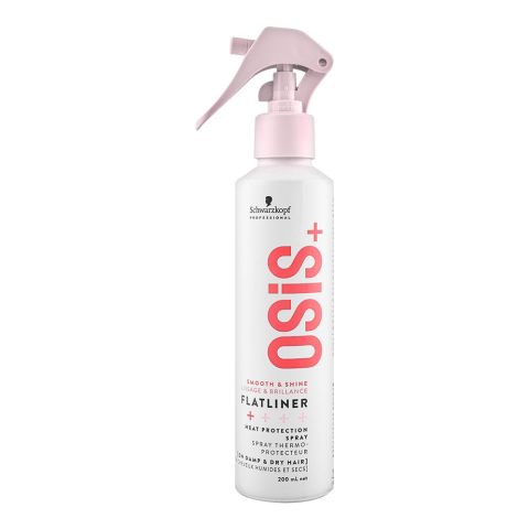 Schwarzkopf Osis+ Smooth & Shine Flatliner Heat Protecting Spray, 200ml