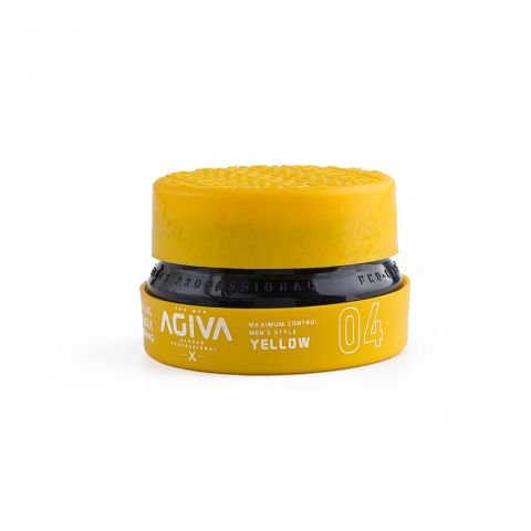 Agiva Professional Hair Styling Wax Yellow, Aqua Grooming 04, 155ml