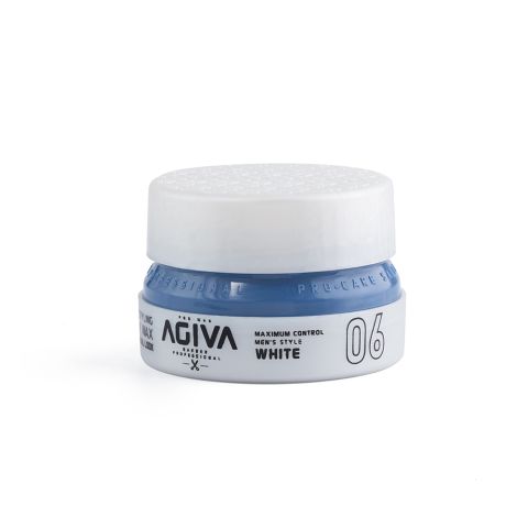 Agiva Professional Natural Look Hair Styling Wax, 06 Clay White, 155ml