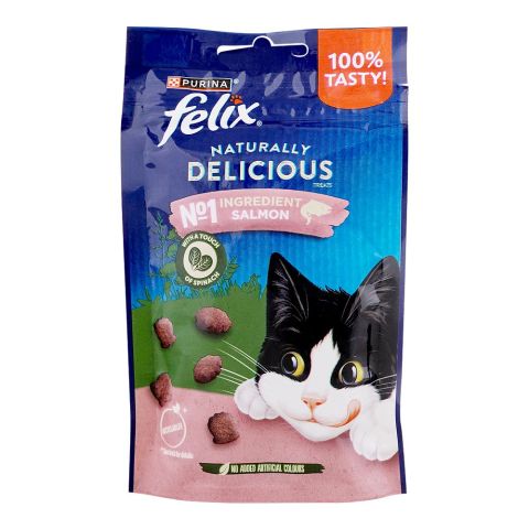 Purina Felix Salmon Treats Cat Food, 50g