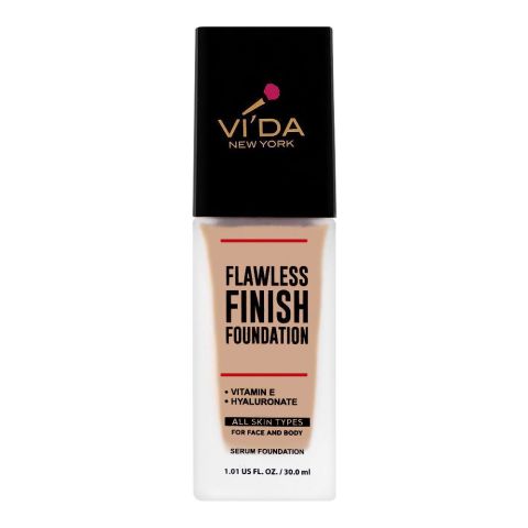 Vi'da New York Flawless Finish Foundation, 96 Porcelain