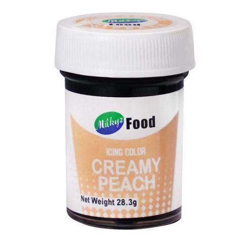 Milkyz Food Royal Creamy Peach Icing Gel Color, 28.3g