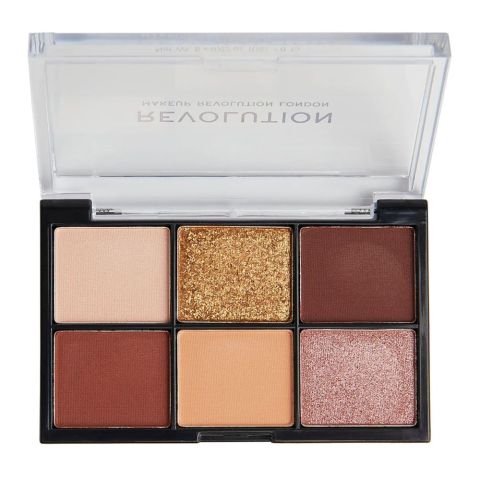 Makeup Revolution Mini Reloaded Eyeshadow Palette, Velvet Rose, 6-Pack