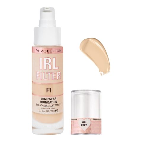 Makeup Revolution IRL Filter Longwear Foundation, F1