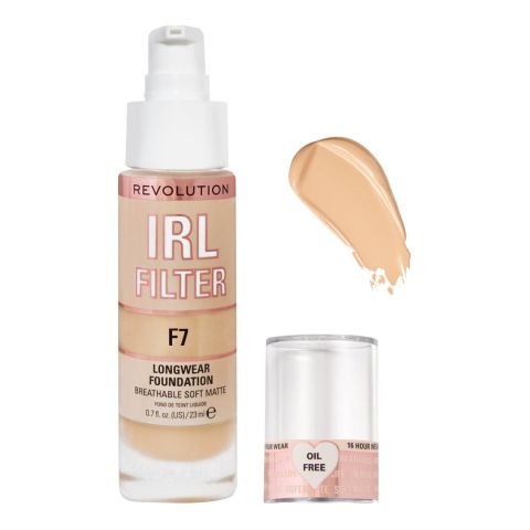 Makeup Revolution IRL Filter Longwear Foundation, F7