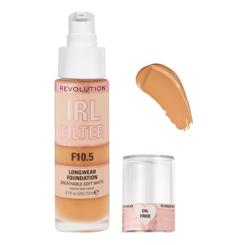 Makeup Revolution IRL Filter Longwear Foundation, F10.5