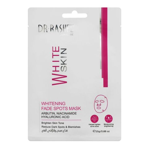 Dr. Rashel White Skin Whitening Fade Spots Mask, Reduce Dark Spots & Blemishes, 25g