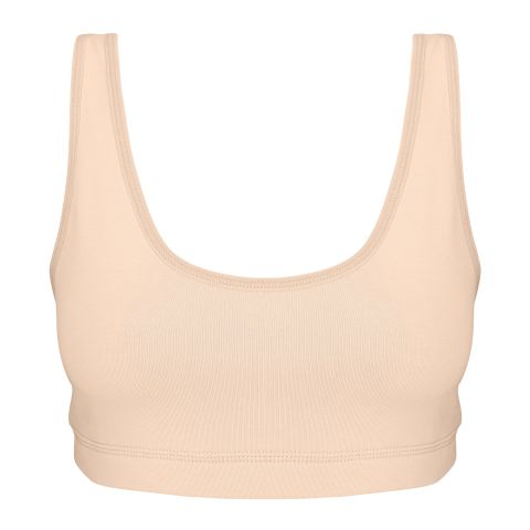 IFG Cotton Racer Back Top Bra, Skin