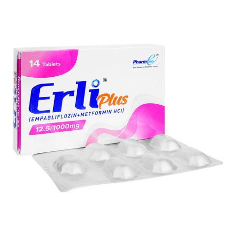 PharmEvo Erli Plus Tablet, 12.5/1000mg, 14 Tablets