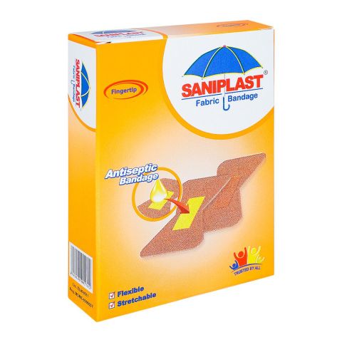 Sani Plast Fabric Fingertip Antiseptic Bandage, 20-Pack